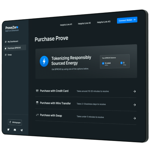 Provezero dApp